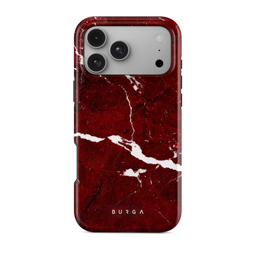 iPhone 17 Pro Max Case, Iconic Red Ruby | BURGA